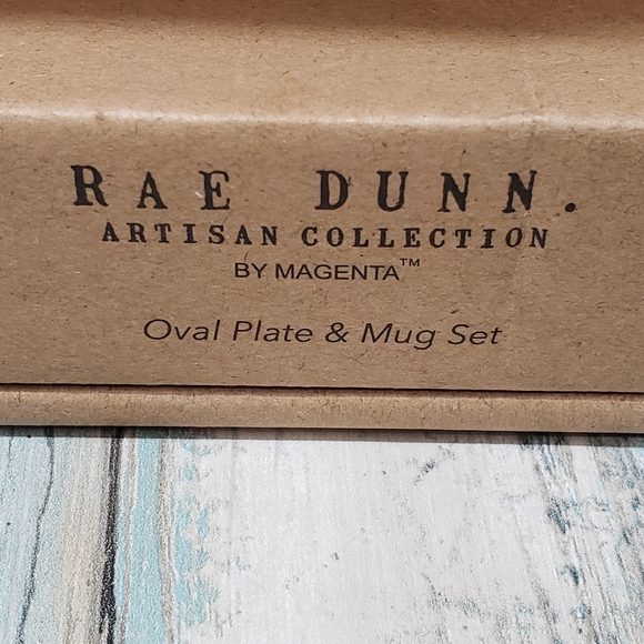 Rue Dunn Oval Plate & Mug Set. - Picture 6 of 8